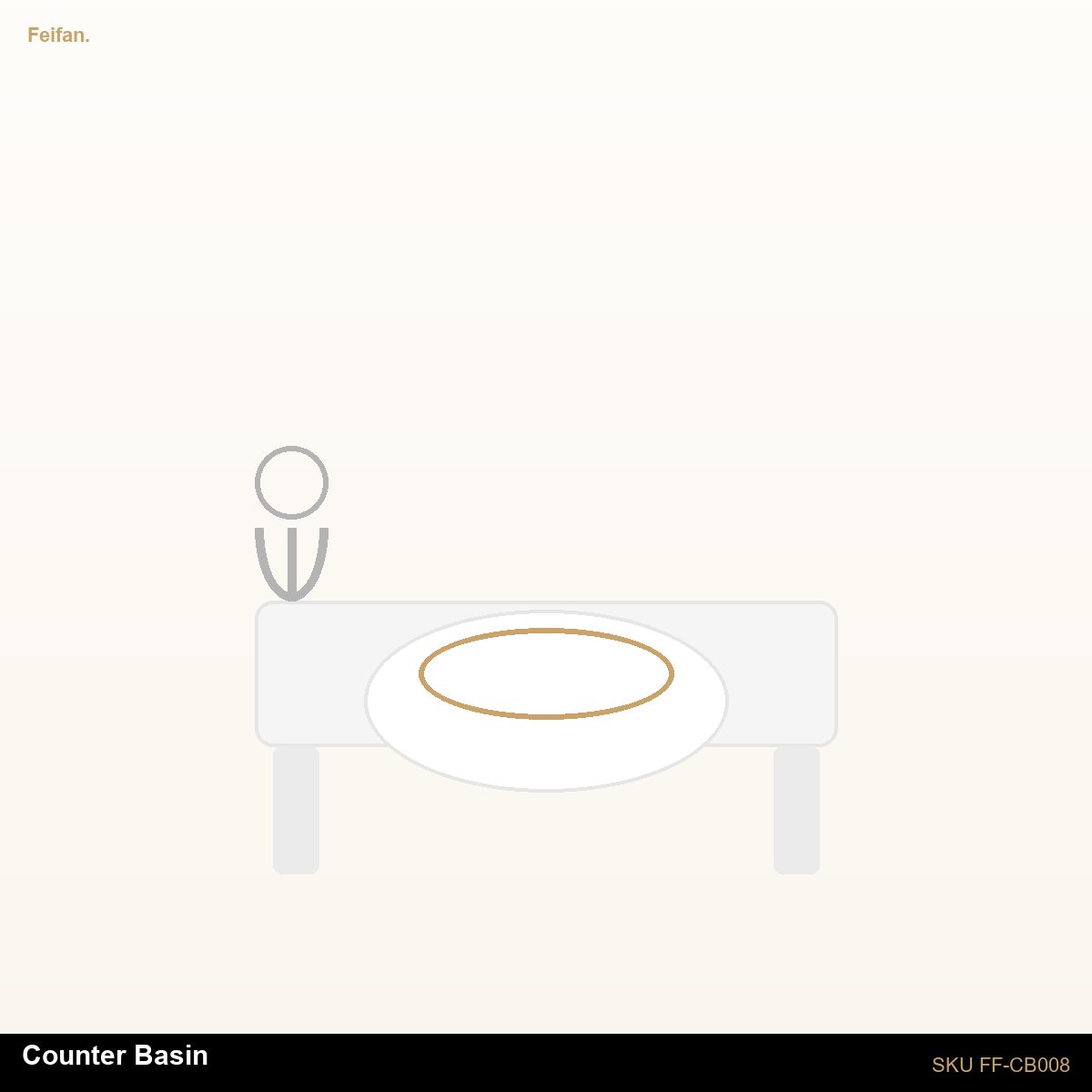 FF-CB008 Counter Basin