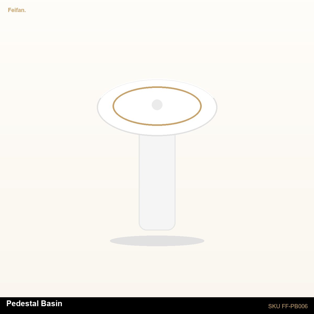 FF-PB006 Pedestal Basin