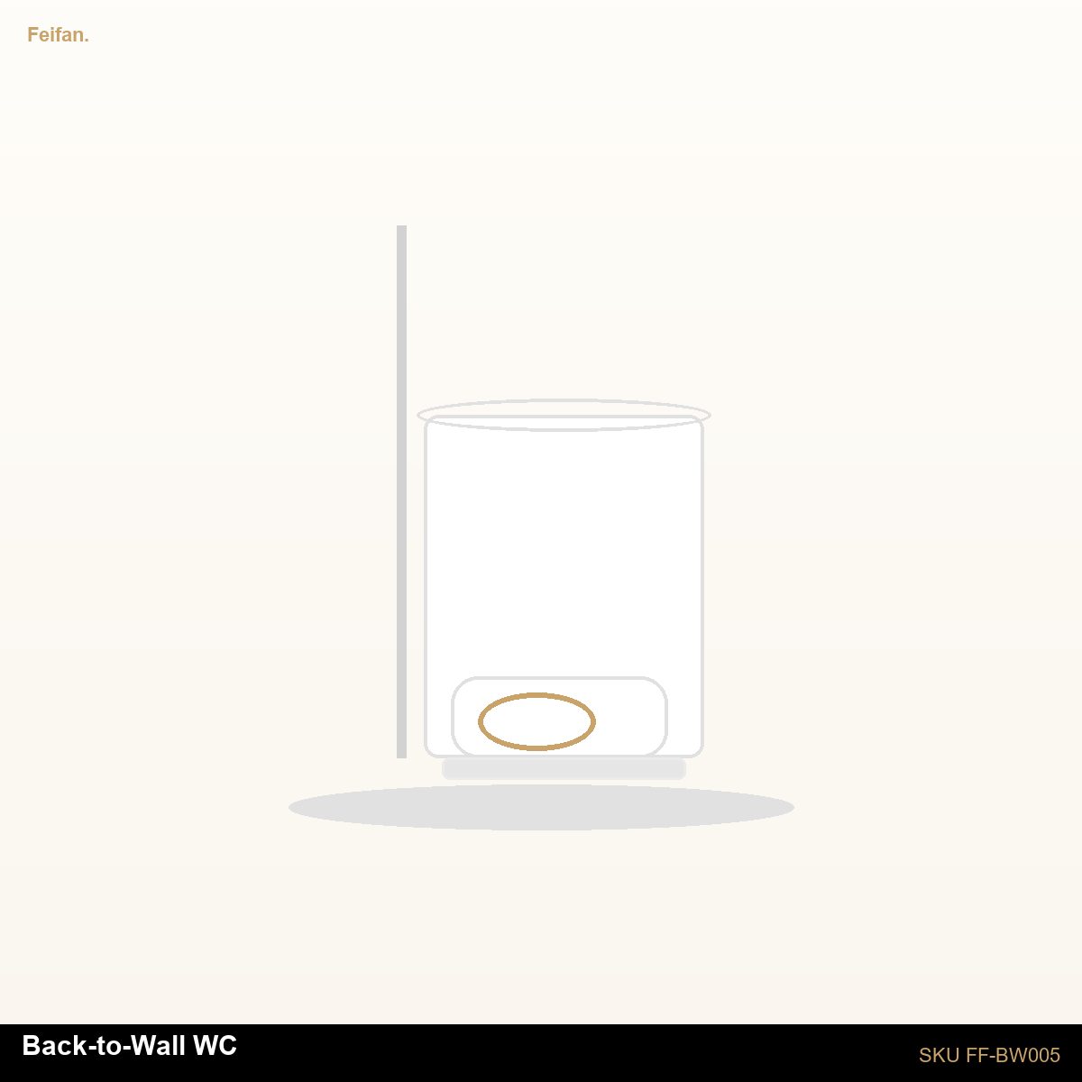 FF-BW005 Back-to-Wall WC